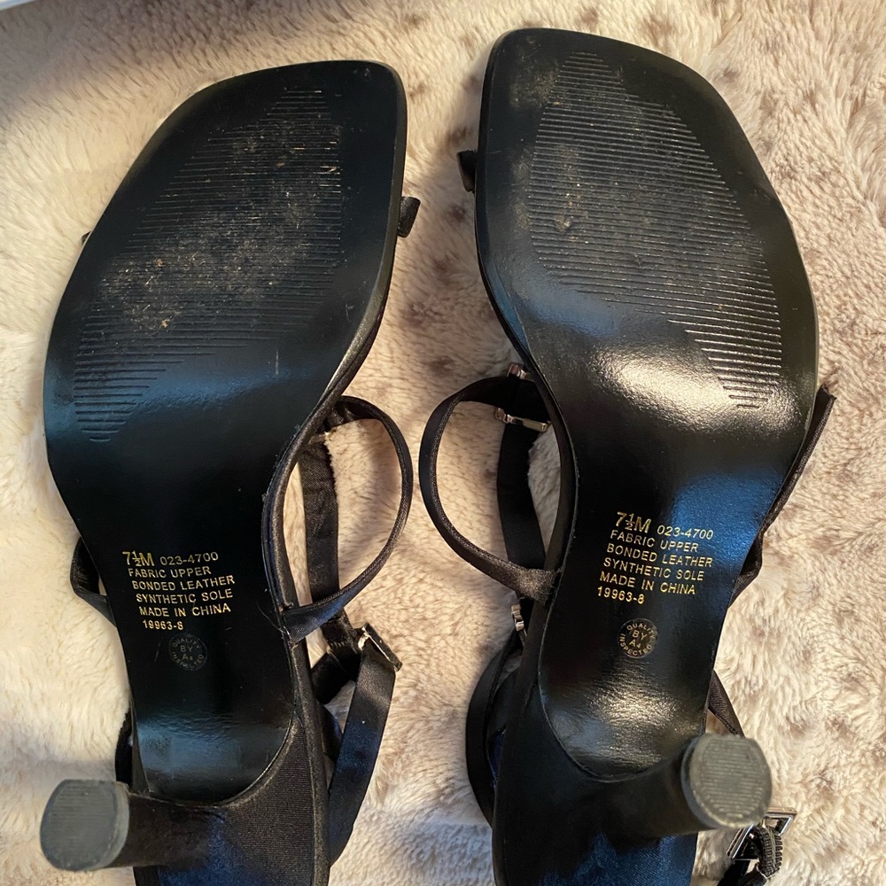 Mix It Princess Black Rhinestone Size 7.5 M Shoes! - Picture 4 of 6